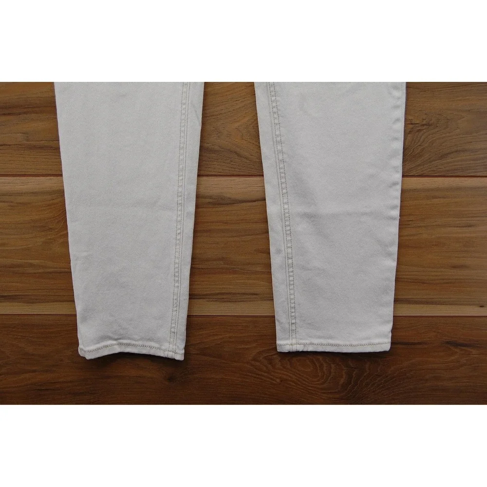 Seven7 Jeans Womens 4 Off White Slim Straight‎ Stretch Denim Five Pocket Classic